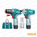 طقم مقدح 2 قطعة 12v توتول TOTAL